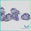 Drop light lavender cubic zirconia stone sand prices in china